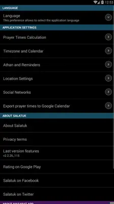 Salatuk Prayer time android App screenshot 3